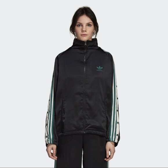 NWOT Adidas Adibreak Satin Track Jacket - Picture 3 of 4